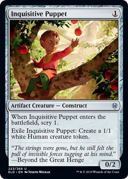 Inquisitive Puppet (Throne of Eldraine) Near Mint Foil