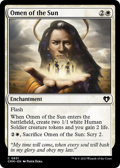 Omen of the Sun (Commander Masters) Near Mint