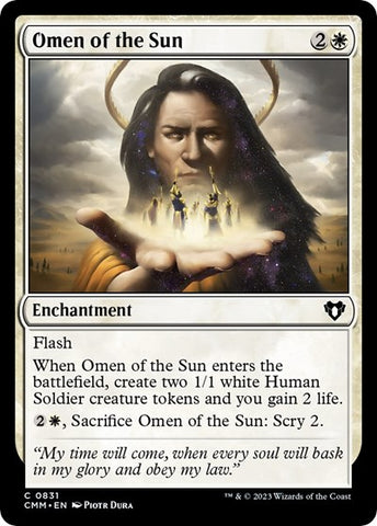 Omen of the Sun (Commander Masters) Near Mint