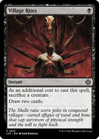 Village Rites (Commander: The Lost Caverns of Ixalan) Near Mint