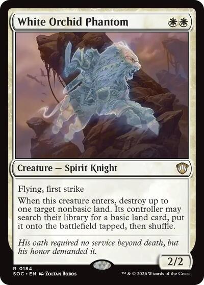 White Orchid Phantom (Commander: Secrets of Strixhaven) Near Mint