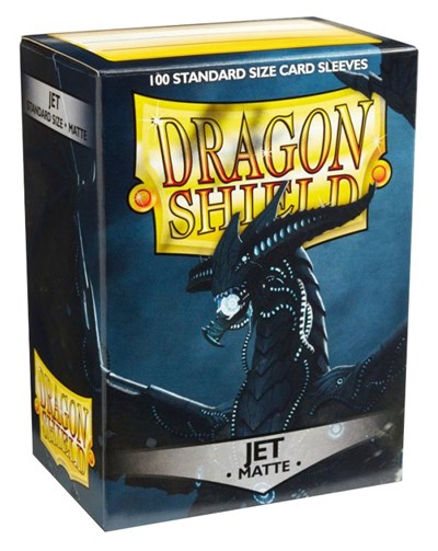 Dragon Shield Matte Sleeves Jet (100-Pack) (Dragon Shield) New