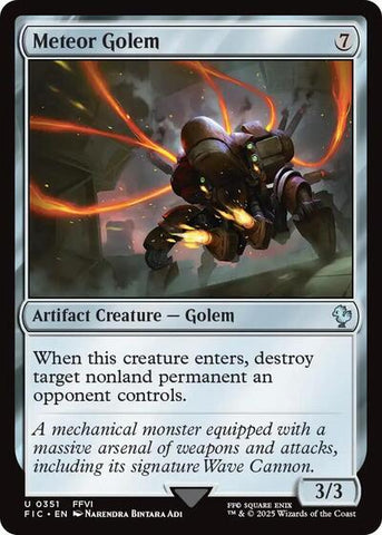 Meteor Golem (Commander: FINAL FANTASY) Near Mint