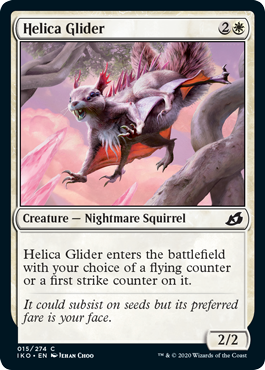 Helica Glider (Ikoria: Lair of Behemoths) Near Mint Foil