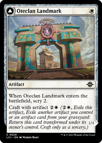 Oteclan Landmark (The Lost Caverns of Ixalan) Near Mint Foil