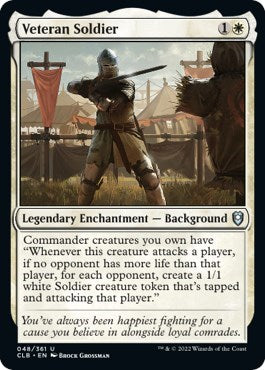 Veteran Soldier (Commander Legends: Battle for Baldur's Gate) Near Mint Foil