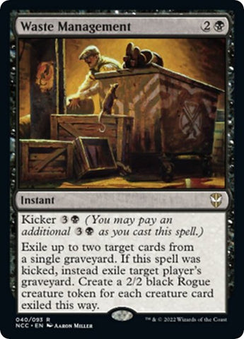 Waste Management (Commander: Streets of New Capenna) Near Mint