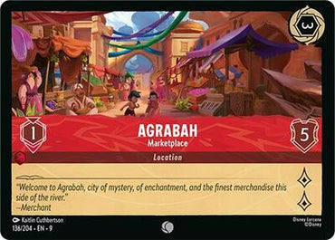 Agrabah - Marketplace (Fabled) Near Mint Cold Foil