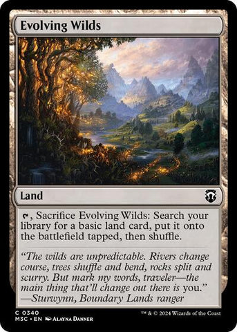 Evolving Wilds (Commander: Modern Horizons 3) Near Mint