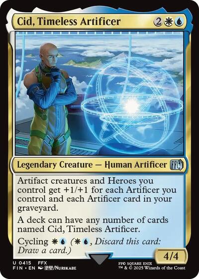 Cid, Timeless Artificer (0415) (Universes Beyond: FINAL FANTASY) Near Mint