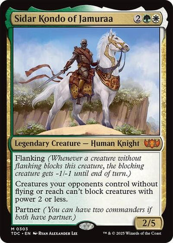 Sidar Kondo of Jamuraa (Commander: Tarkir: Dragonstorm) Near Mint