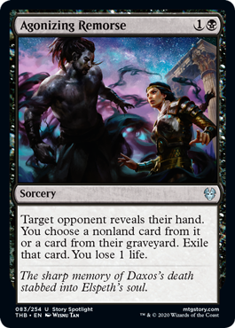 Agonizing Remorse (Theros Beyond Death) Near Mint