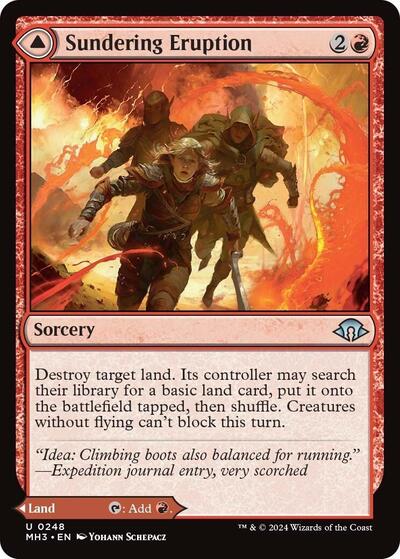 Sundering Eruption (Modern Horizons 3) Near Mint Foil