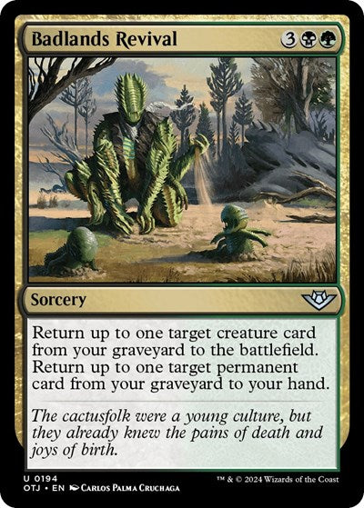 Badlands Revival (Outlaws of Thunder Junction) Near Mint Foil