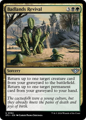 Badlands Revival (Outlaws of Thunder Junction) Near Mint Foil