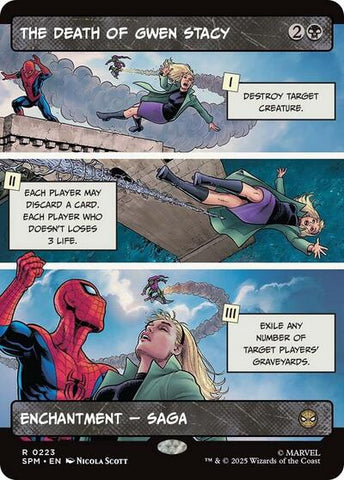 The Death of Gwen Stacy (Borderless) (Marvel's Spider-Man) Near Mint Foil