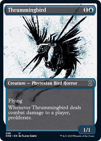 Thrummingbird (Showcase) (Phyrexia: All Will Be One) Near Mint