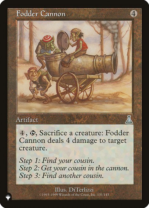 Fodder Cannon (The List) Near Mint