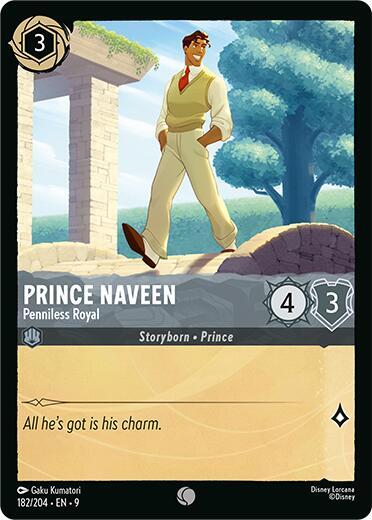 Prince Naveen - Penniless Royal (Fabled) Near Mint Cold Foil