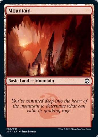 Mountain (276) (Adventures in the Forgotten Realms) Near Mint