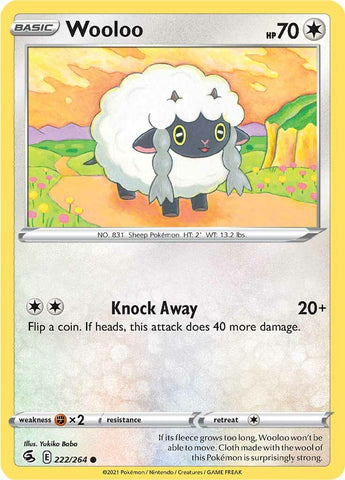 Wooloo (222/264) [Sword & Shield: Fusion Strike]