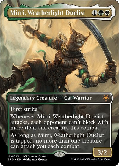 Mirri, Weatherlight Duelist (Borderless) (Special Guests) Near Mint