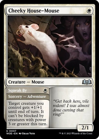 Cheeky House-Mouse (Wilds of Eldraine) Near Mint Foil