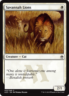 Savannah Lions (Masters 25) Near Mint