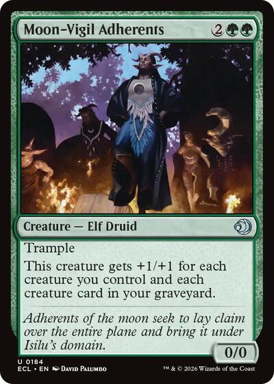 Moon-Vigil Adherents (Lorwyn Eclipsed) Near Mint
