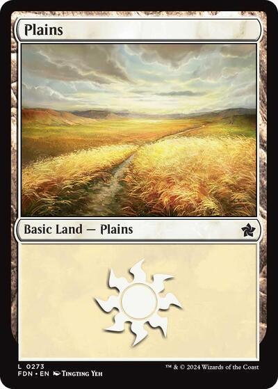Plains (Foundations) Light Play Foil