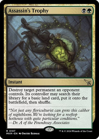 Assassin's Trophy (Murders at Karlov Manor) Near Mint Foil