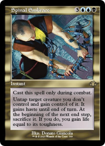 Spinal Embrace (Retro Frame) (Dominaria Remastered) Near Mint