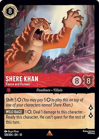 Shere Khan - Fierce and Furious (Whispers in the Well) Near Mint Cold Foil