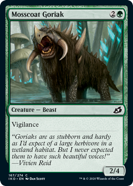 Mosscoat Goriak (Ikoria: Lair of Behemoths) Near Mint Foil
