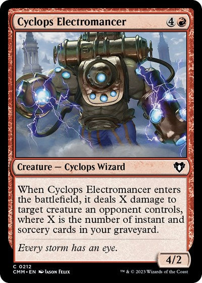 Cyclops Electromancer (Commander Masters) Near Mint Foil