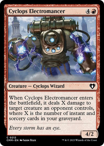Cyclops Electromancer (Commander Masters) Near Mint Foil