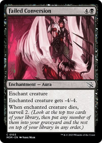 Failed Conversion (March of the Machine) Near Mint Foil