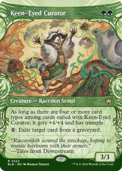Keen-Eyed Curator (Showcase) (Bloomburrow) Near Mint