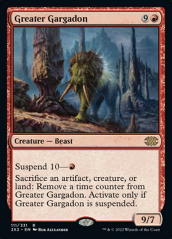 Greater Gargadon (Double Masters 2022) Near Mint