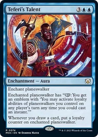 Teferi's Talent (Commander: March of the Machine) Near Mint Foil