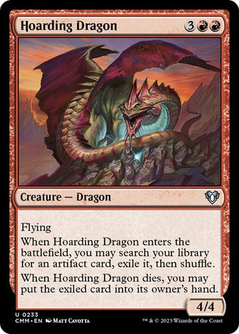 Hoarding Dragon (Commander Masters) Near Mint Foil