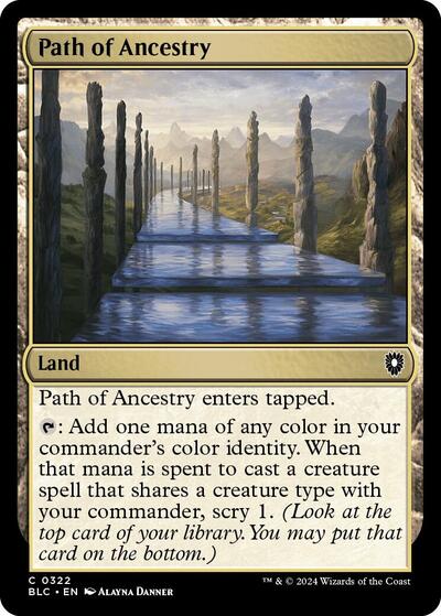 Path of Ancestry (Commander: Bloomburrow) Near Mint