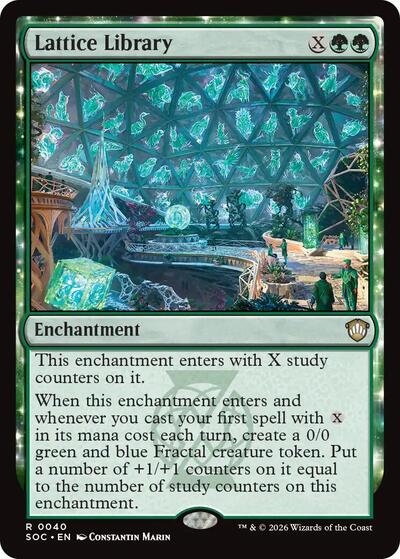 Lattice Library (Commander: Secrets of Strixhaven) Near Mint