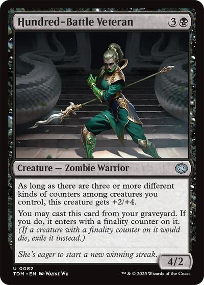 Hundred-Battle Veteran (Tarkir: Dragonstorm) Near Mint