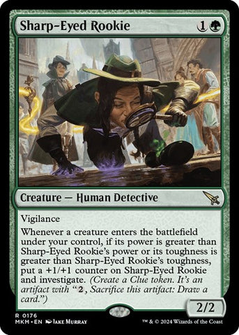 Sharp-Eyed Rookie (Murders at Karlov Manor) Near Mint