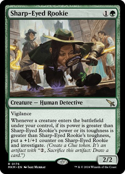 Sharp-Eyed Rookie (Murders at Karlov Manor) Near Mint Foil