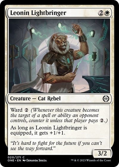 Leonin Lightbringer (Phyrexia: All Will Be One) Near Mint