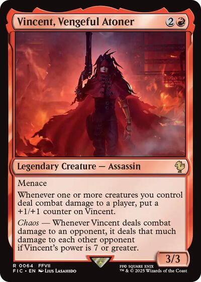 Vincent, Vengeful Atoner (Commander: FINAL FANTASY) Near Mint
