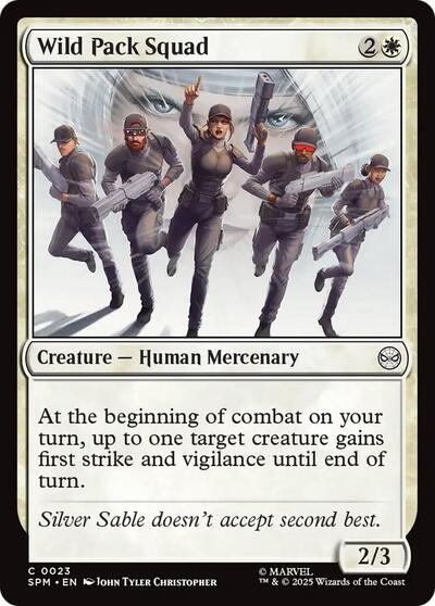 Wild Pack Squad (Marvel's Spider-Man) Near Mint Foil