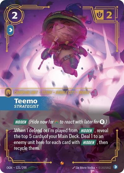 Teemo Strategist (Origins) Near Mint Foil